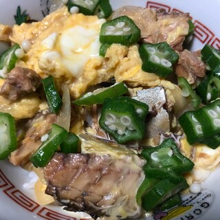 鯖缶で簡単丼♬